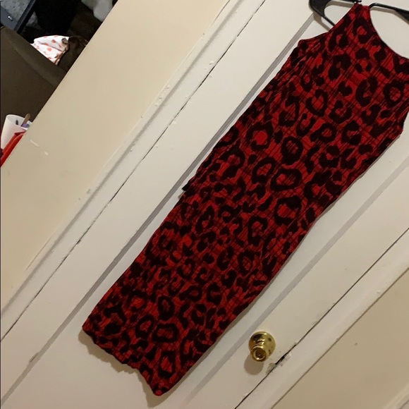 Black and red leopard dress ASOS - Picture 3 of 3